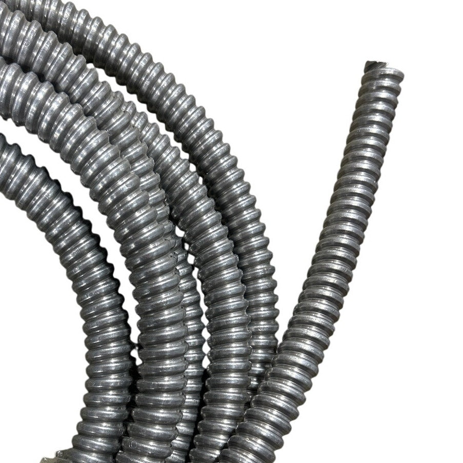 24' New 3/4" Diameter Aluminum Metal Flexible Conduit Tubing - Open Box