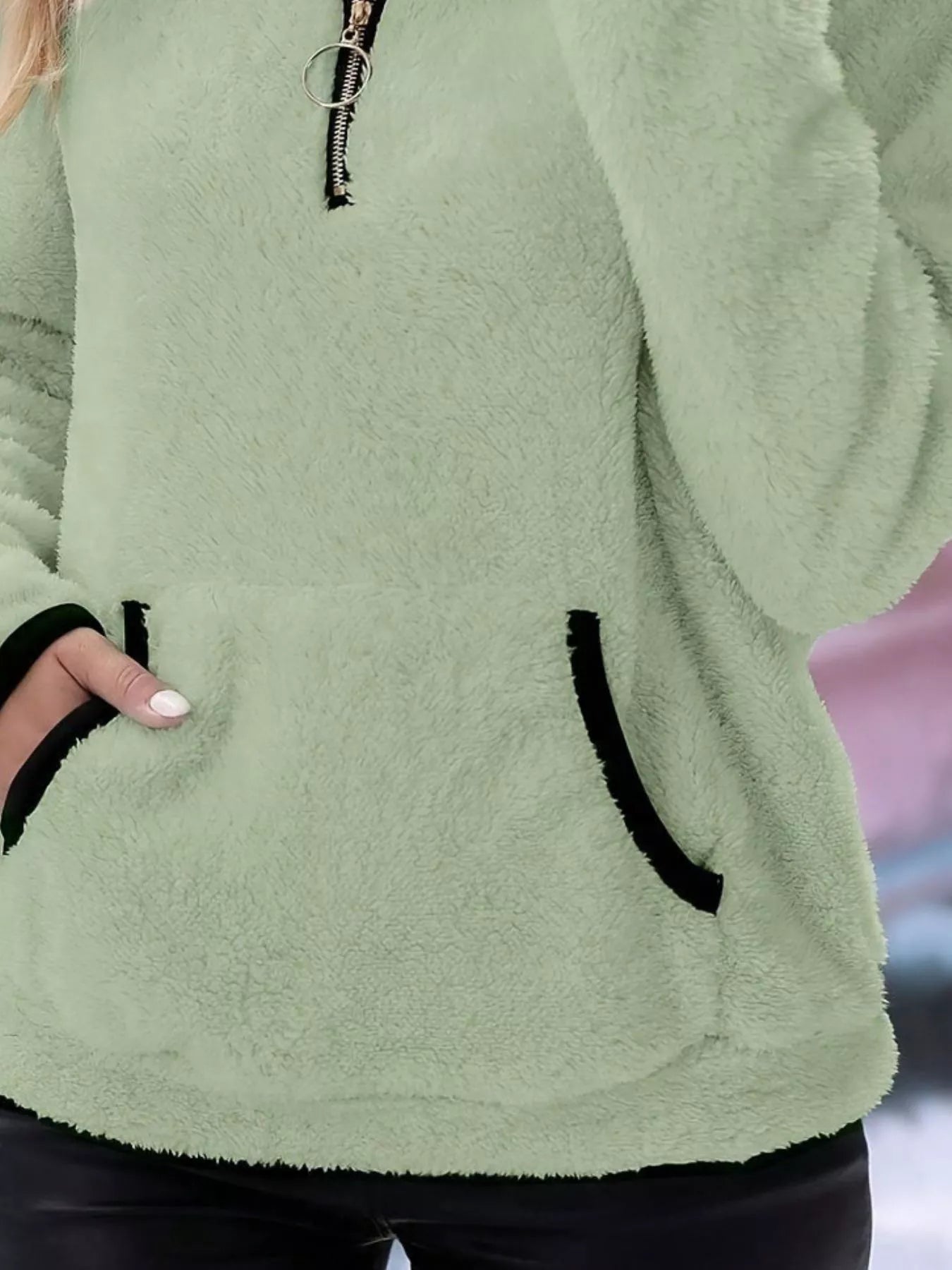 PlushZip Fleece: Cozy Full-Sleeve Plus Sweatshirt