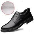 Premium Leather Formal Shoes Men's British Style Extended Sizes 35-53