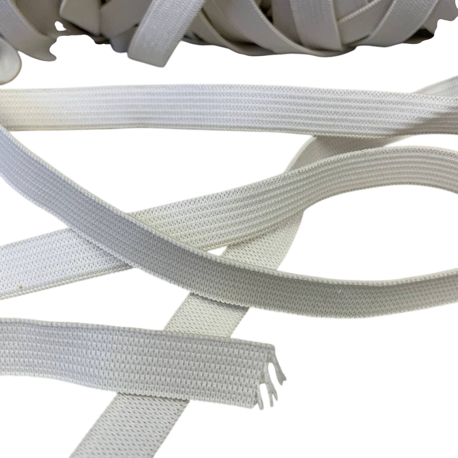 2 Yards Vintage Woven 1/2" Elastic Remnant Craft Sewing Clothing Supply