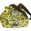 Thirty One Gifts 31 Thermal Drawstring Top Yellow Leopard Floral Lunch Tote Bag