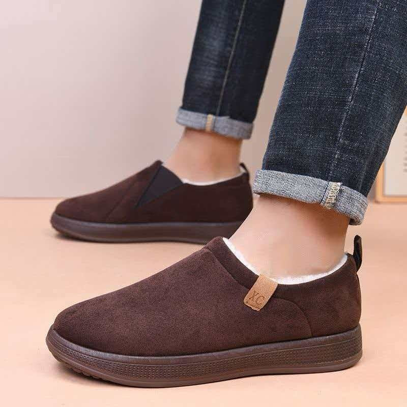 Men's Winter Snow Boots With Fleece Lining