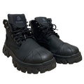Kelodon Mens Size 9.5 Black Waterproof Steel Toe Memory Foam Non Slip Work Boots