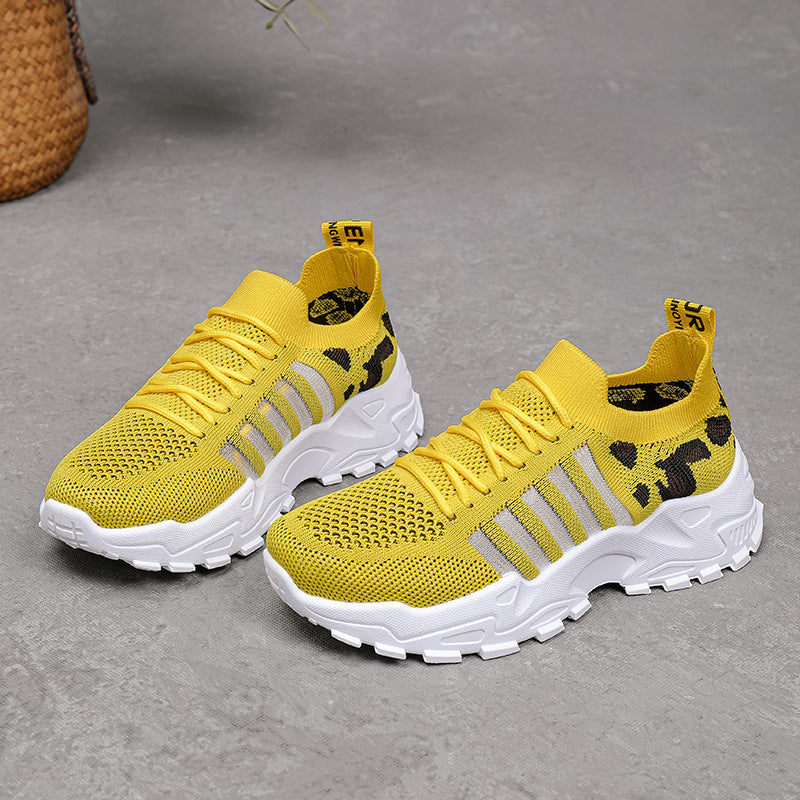 Women's Breathable Mesh Sports Sneakers - Lightweight Non-Slip Running Shoes