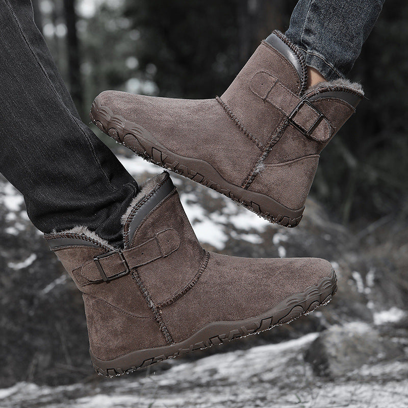 Unisex Warm Fleece-Lined Snow Boots | Waterproof Winter Boots for Men & Women