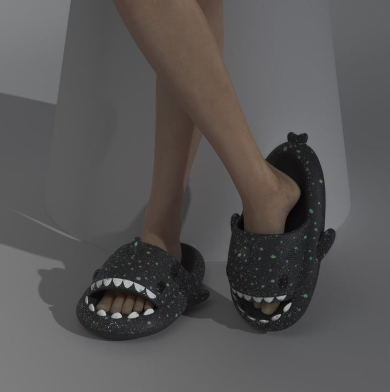 Shark Slippers Glow House Slippers