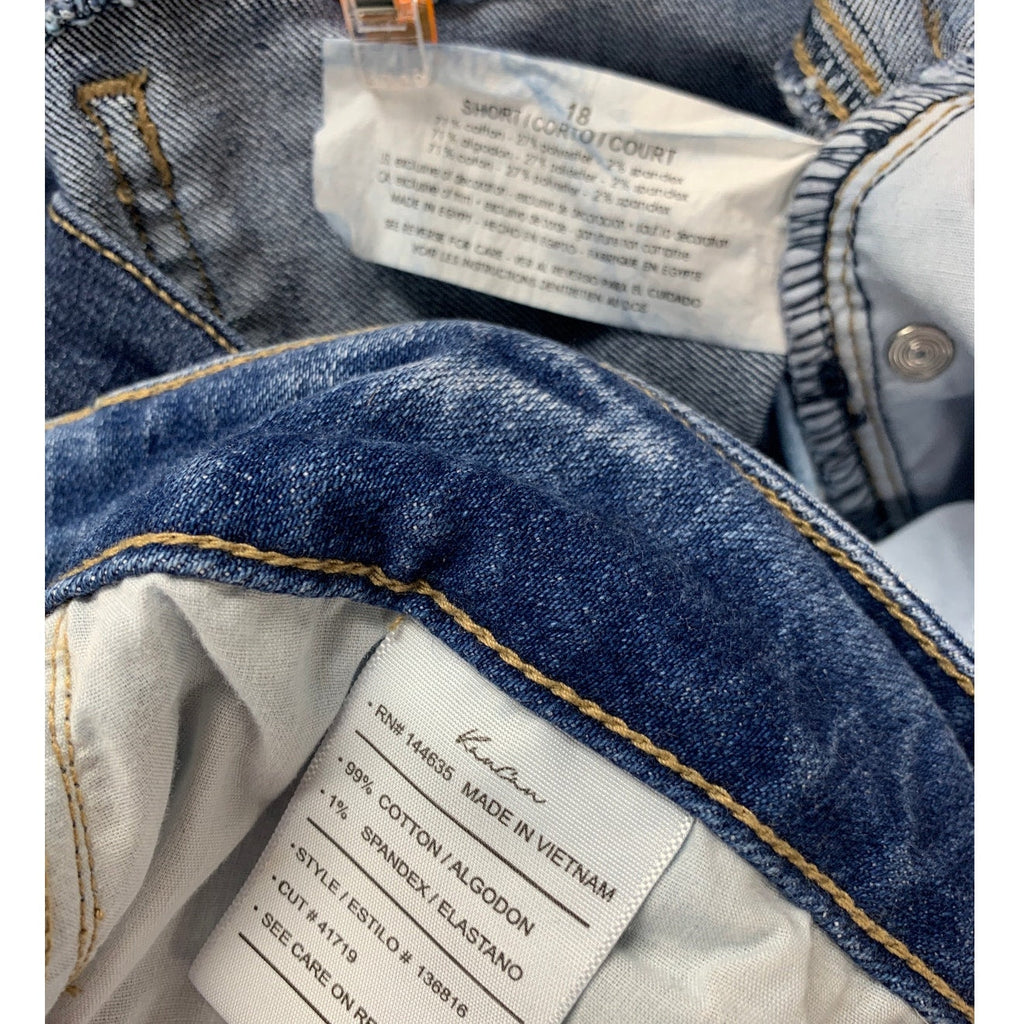 Lot of 2 Kancan Gloria Vanderbilt Womens Size 18 Amanda Denim Blue Jeans