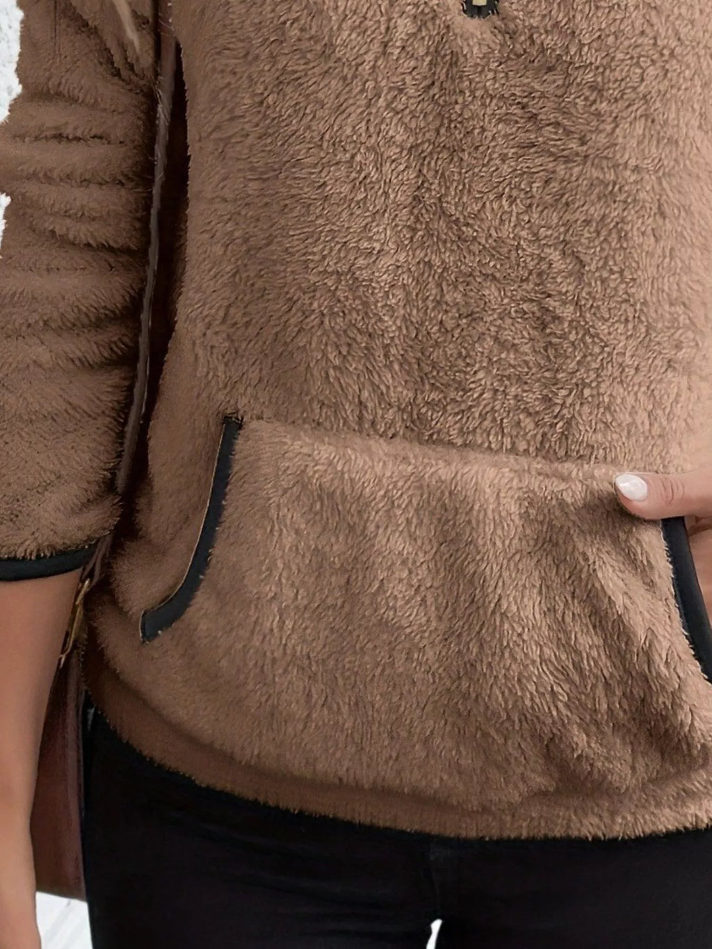 PlushZip Fleece: Cozy Full-Sleeve Plus Sweatshirt