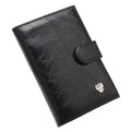 Oil Wax Leather Pattern Hardware Double-headed Passport Case