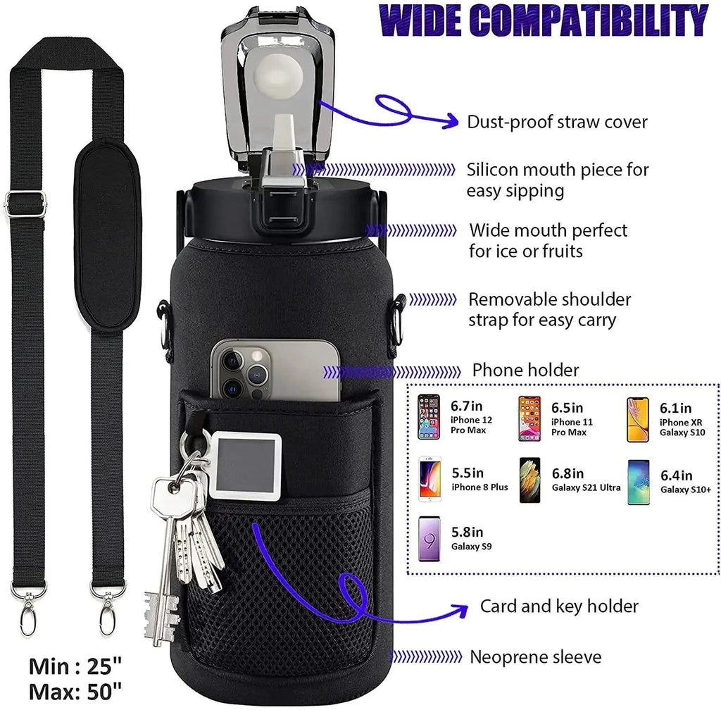 64oz Motivational Hydration Bottle