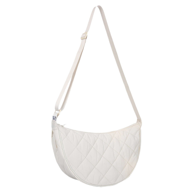 Women's High-Capacity Nylon Crossbody Shoulder Bag – Lightweight Everyday Bag