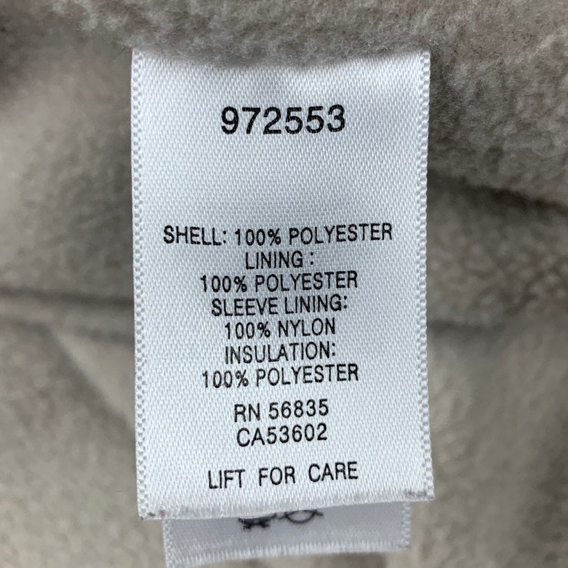 Cabelas Womens Medium Long Sleeve Brown Full Zip Outerwear Fleece Lined Jacket