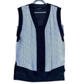 Banana Republic Womens Medium 100% Polyester V Patterned Sleeveless Tunic Blouse