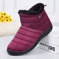 Women's Waterproof Mid-Calf Snow Boots | Wool-Lined Zip Winter Boots