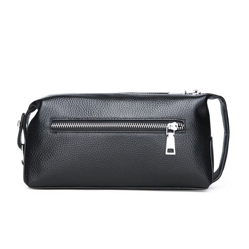 Men's Genuine Cowhide Leather Bag – Waterproof Business Commuter Bag