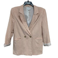 TopShop Womens Size 8 Long Sleeve Button Up Padded Shoulder Blazer w Pockets