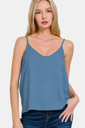 Zenana Two Layered Spaghetti Strap Cami