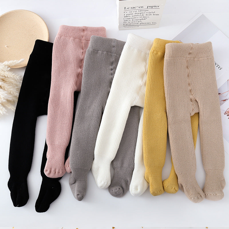 Add Fleece Pantyhose And Thick Fall And Winter Leggings For Boys And Girls