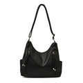 Women's Retro Bucket Crossbody Bag – High-Capacity PU Leather Shoulder Bag
