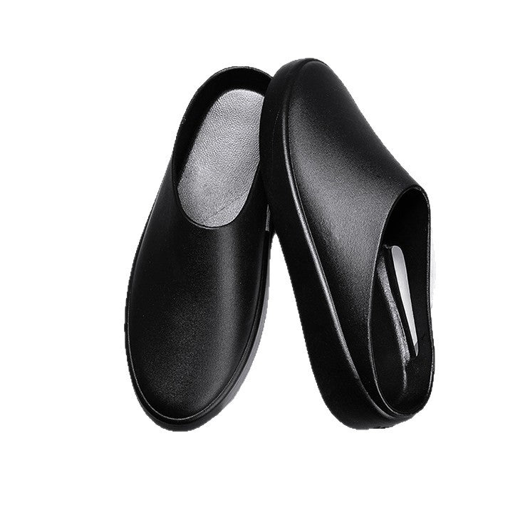 Men's Lightweight EVA Clogs - Breathable Non-Slip Summer Slippers with Hollowed-Out Design