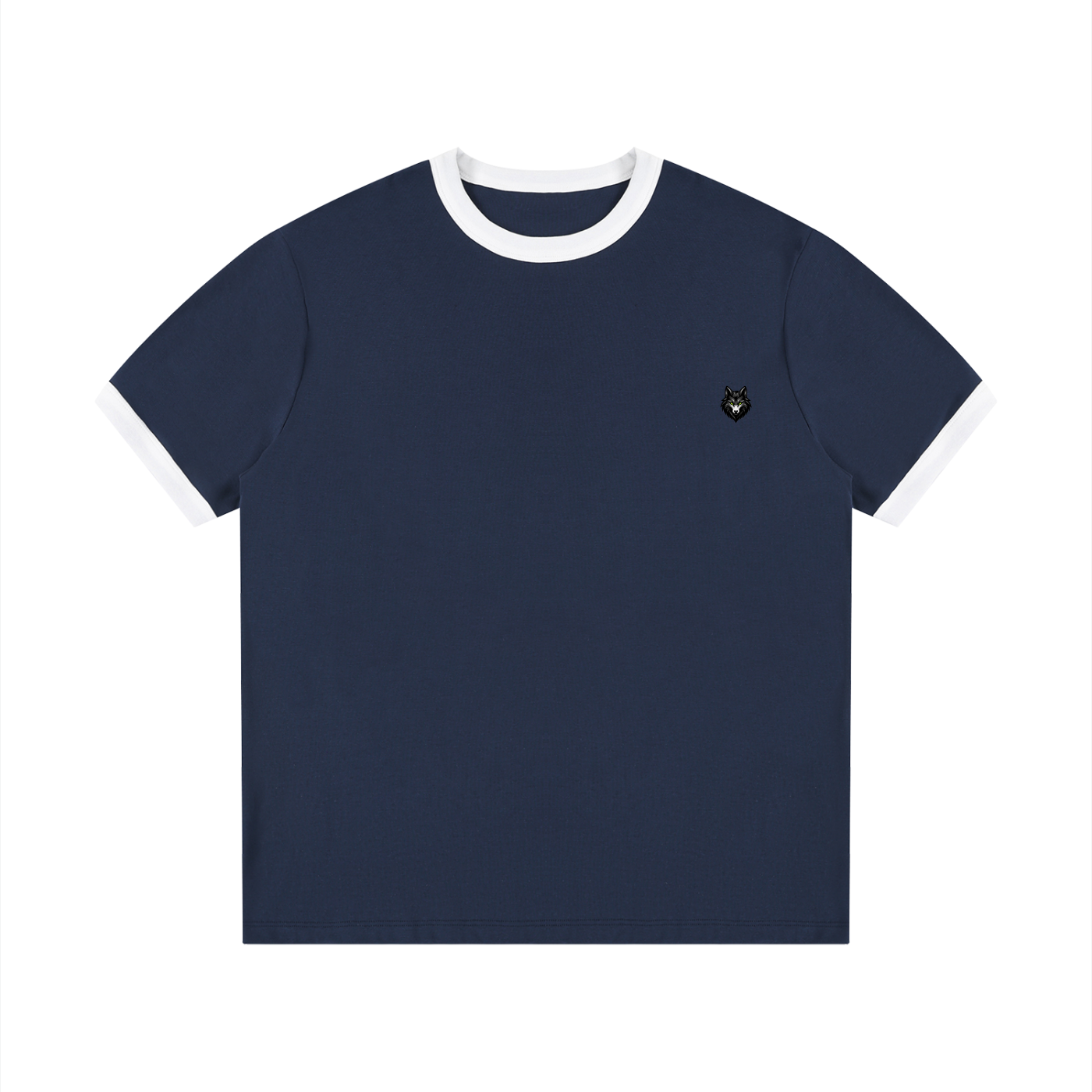 Loki & Ivy Contrast Edge Ribbed Crewneck T-Shirt
