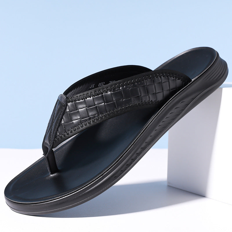 Men's Outdoor Nonslip Beach Sandals | Flip Flop Slides for Seaside & Casual Wear