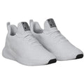 Feethit Mens Size 9 White Sneakers Lace Up Round Toe Lace Up Athletic Shoes