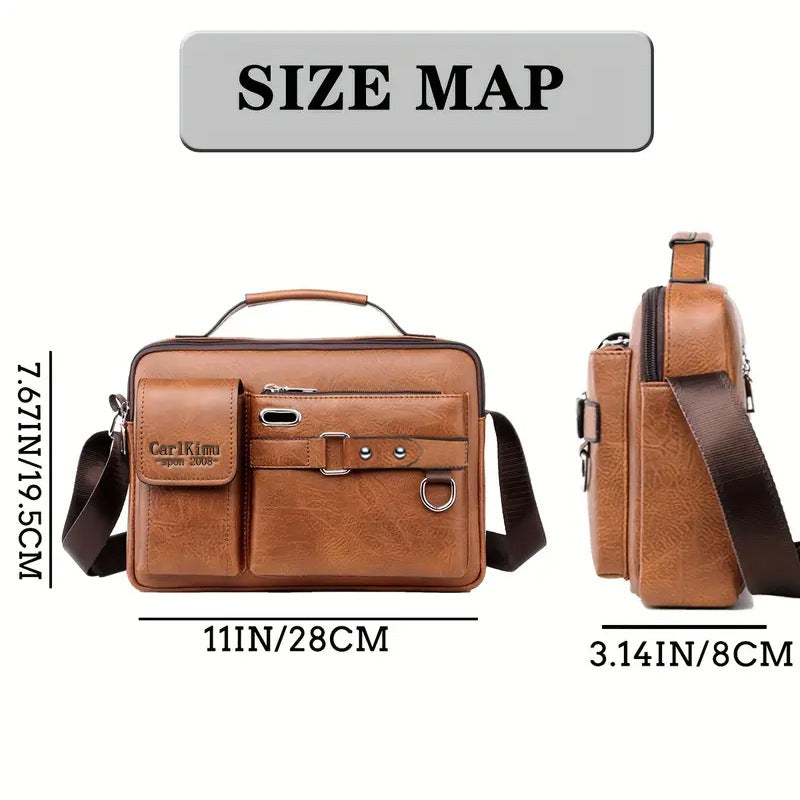 Pierdan Men's Premium Crossbody Shoulder Bag