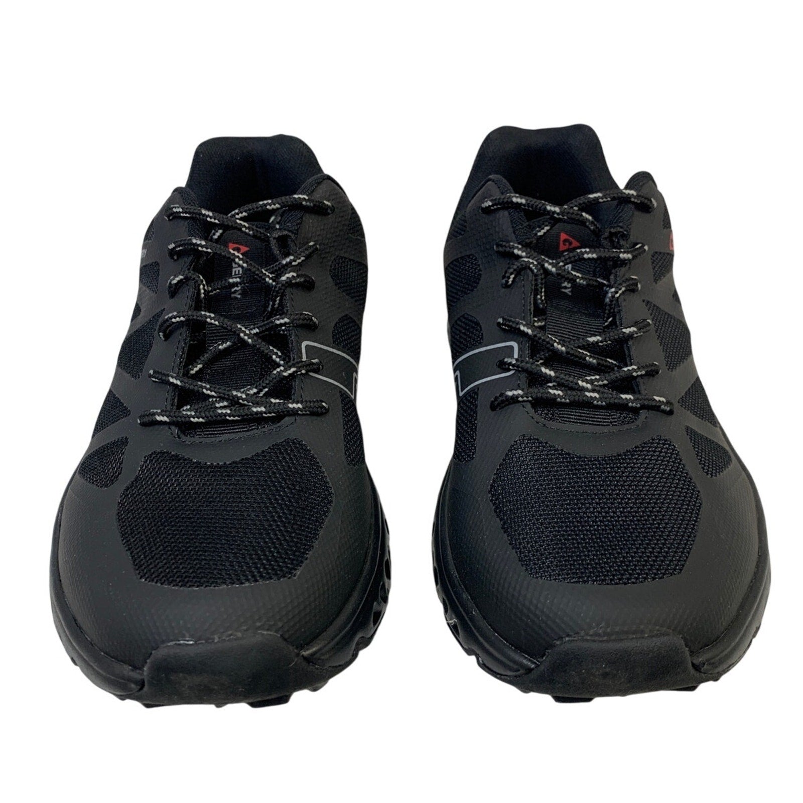 New In Box Gerry Mens Size 9.5 Black Mesh Speed Trail Lace Up Athletic Shoes