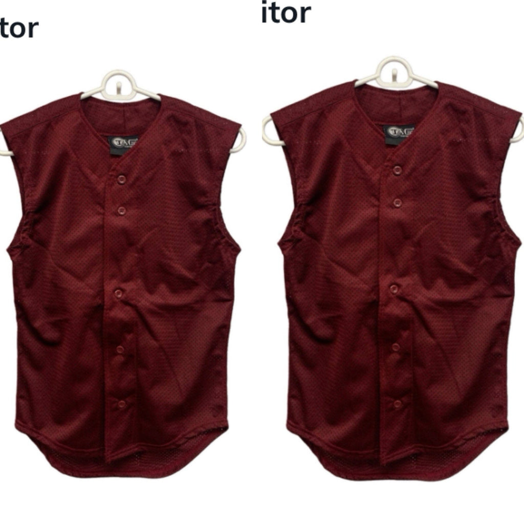 New Tag Team Youth XL Button Down Sports Mesh Jersey Uniform Tank Top