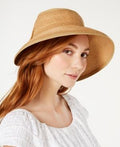 International Concepts Packable Roll-up Sun Visor Hat with Bow