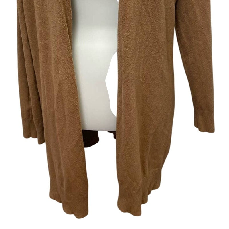 Cyrus Womens Large Acrylic Long Sleeve Open Front Long Cardigan Sweater