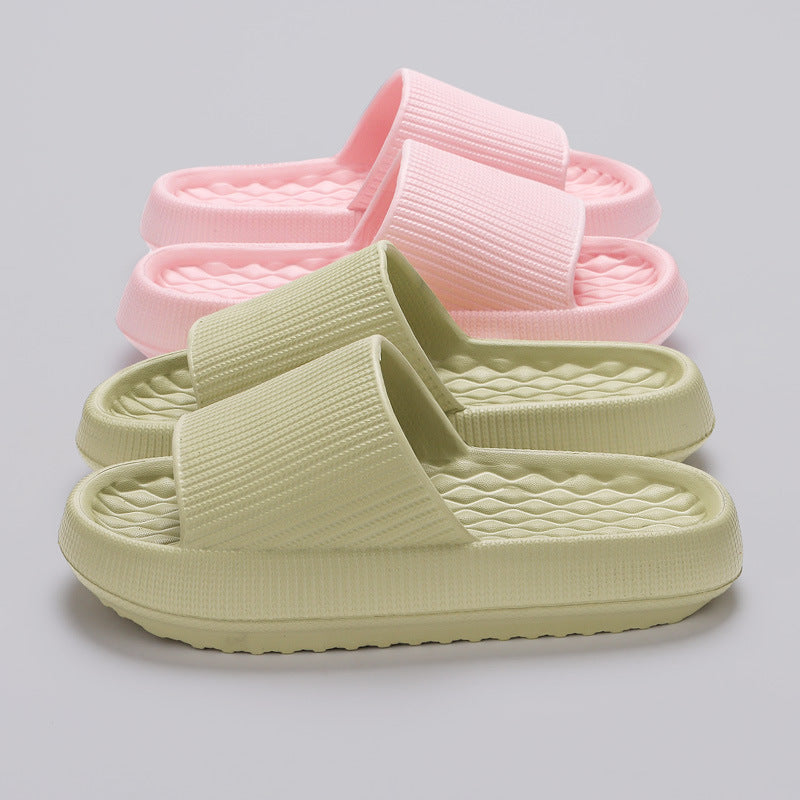 Women's EVA Slippers - Rhombus Stripe Anti-Slip Summer Slides