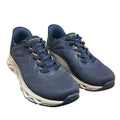 Skechers Men Size 12 Navy Blue Mesh Hands Free Swift Fit Slide On Athletic Shoes
