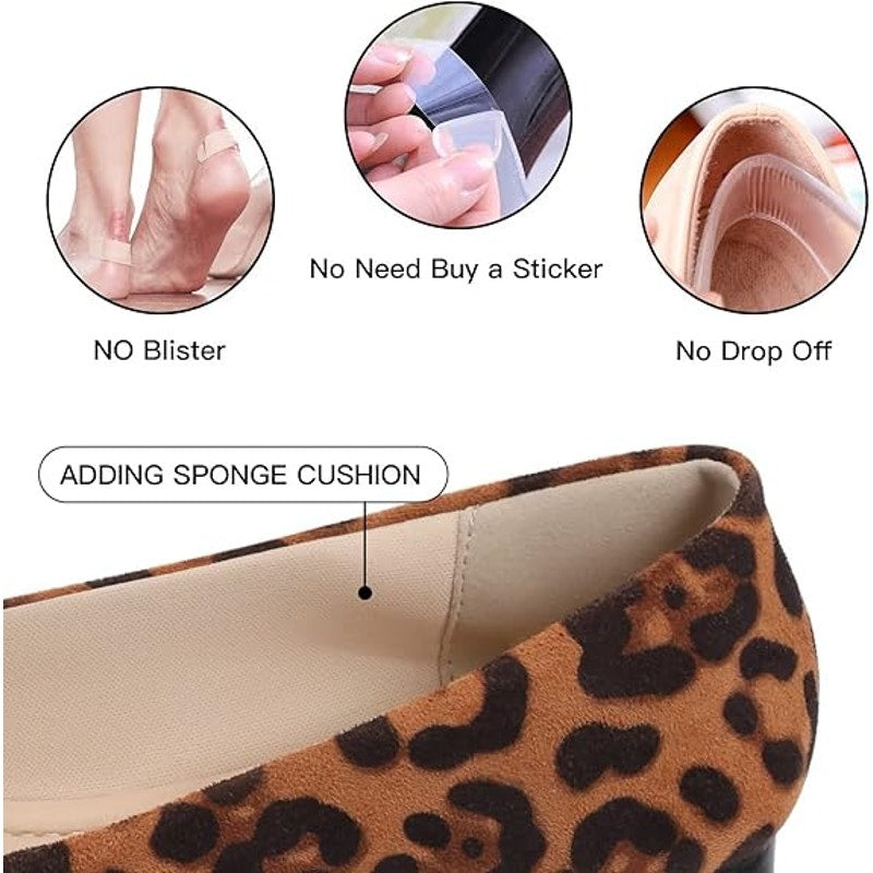New Musshoe Womens Size 10 Brown Leopard Spot Pointy Toe Slide On Flat Shoes