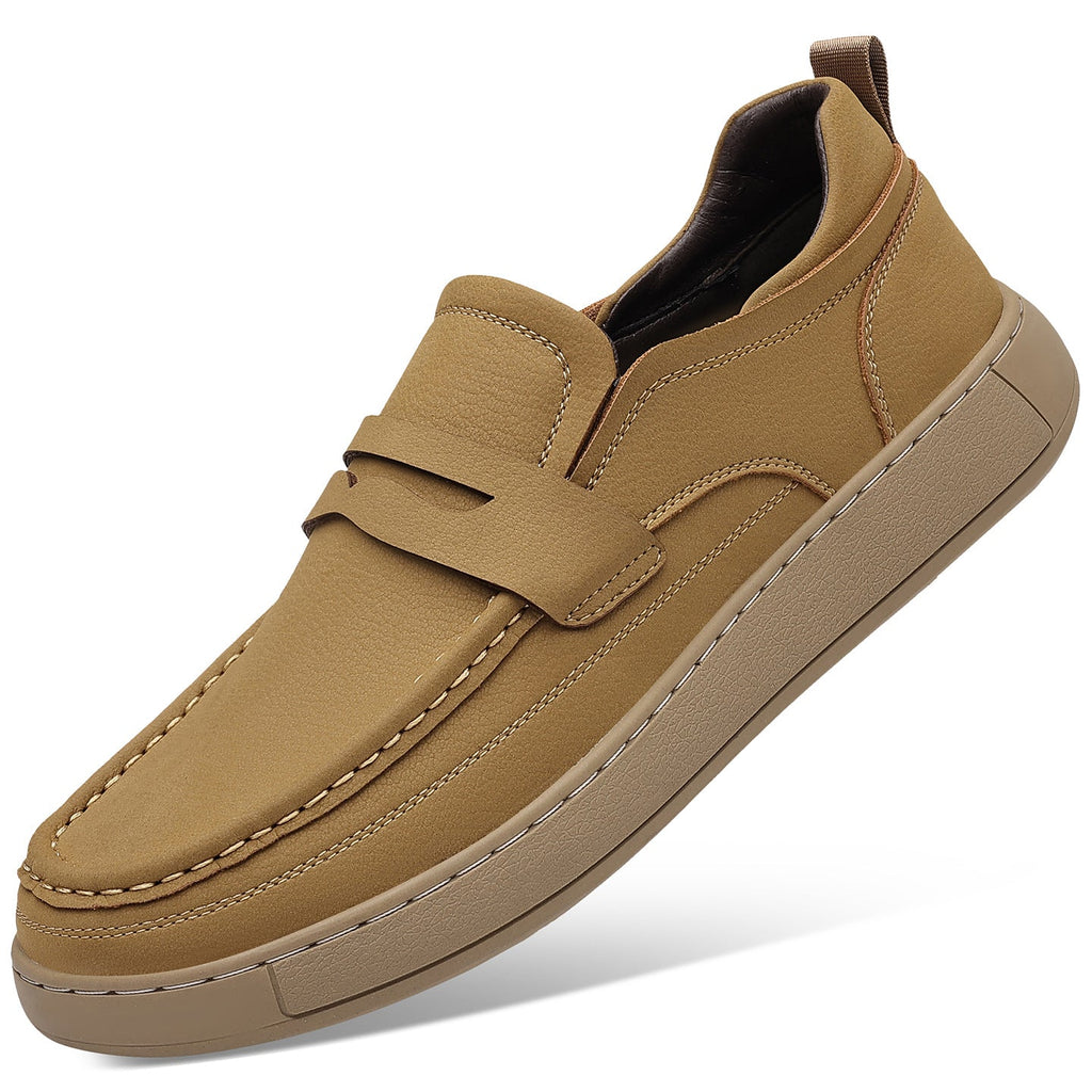Men's Casual Slip-On Leather Shoes