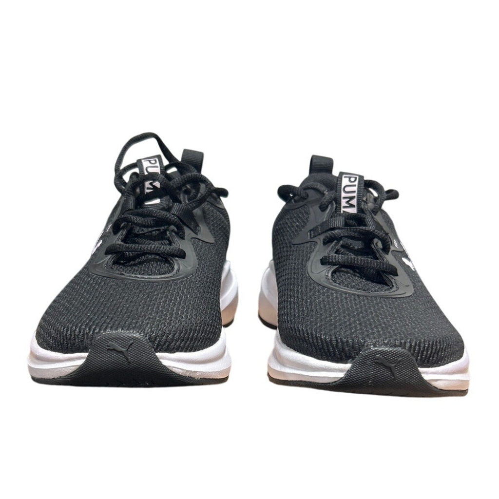 New In Box Puma Womens Size 9 Black White Lace Up Skyrocket Sneaker Shoes