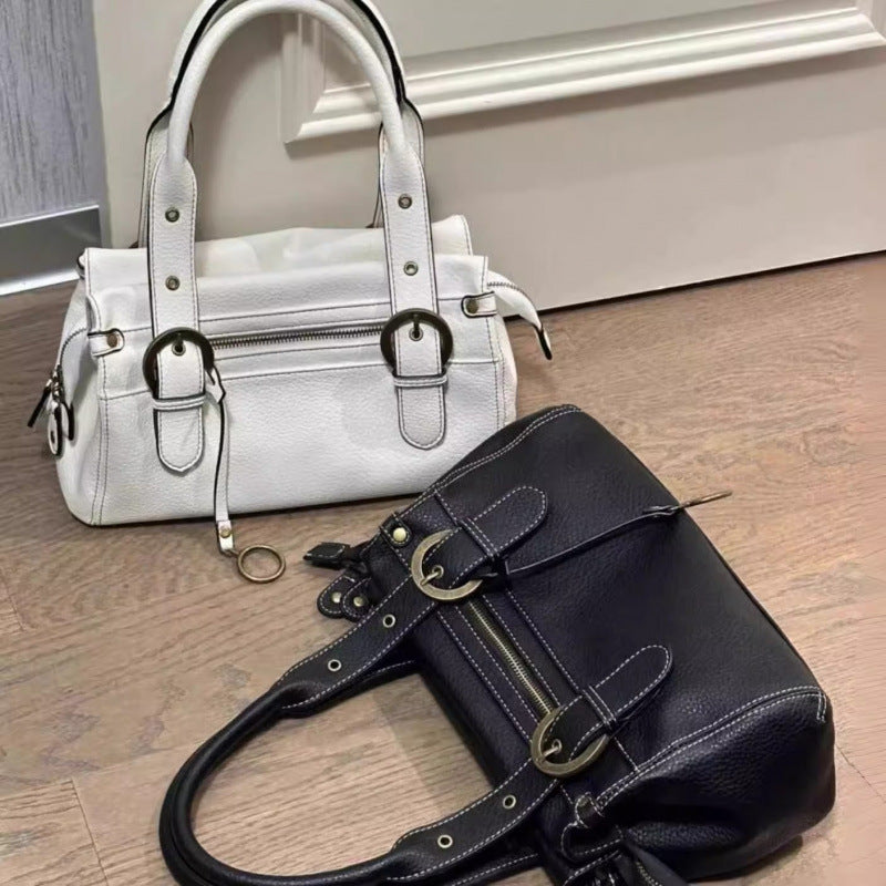 Women's Quilted PU Leather Tote Bag – Single Shoulder Underarm Commuter Bag