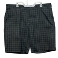 PGA Tour Mens Size 40 100% Polyester Long Plaid Board Athletic Golf Shorts