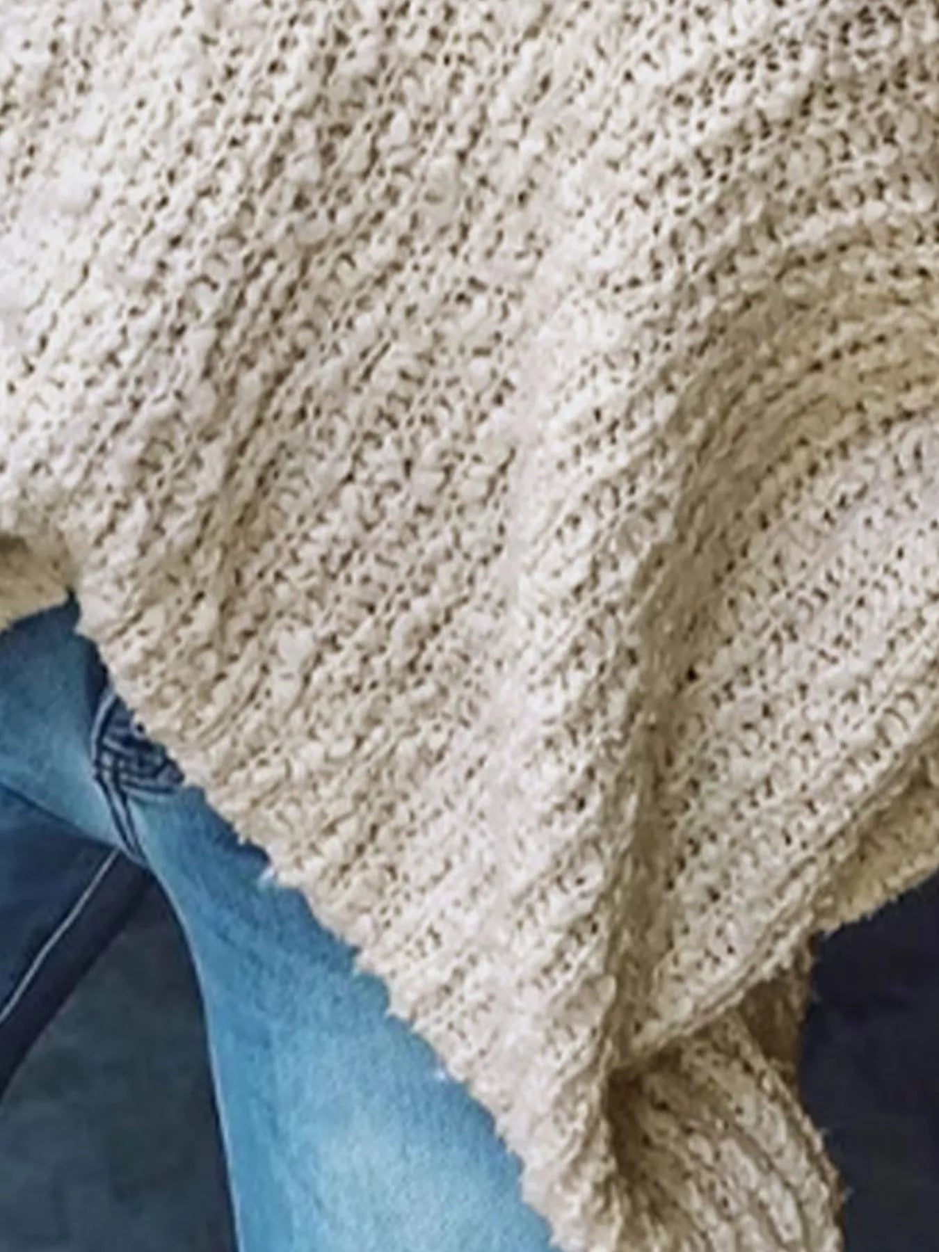 Loose Fit Long Sleeve Sweater