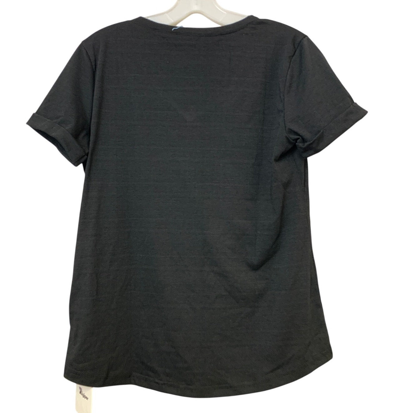 New Hand Printed Womens Small Black Equality Rainbow Pride VNeck Tee Shirt