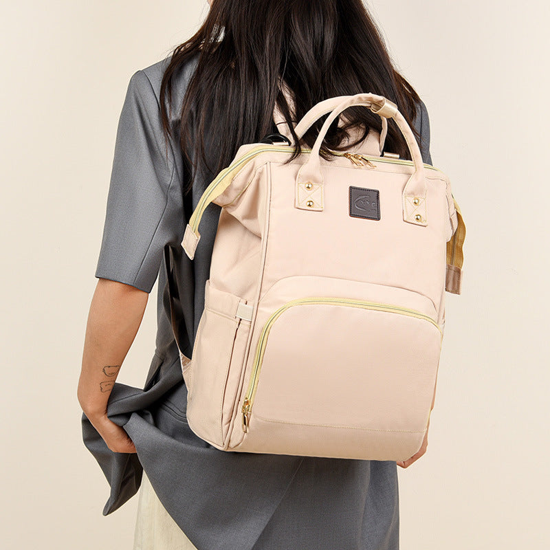 Portable High Capacity Maternity Backpack – Waterproof Oxford Cloth Baby Bag