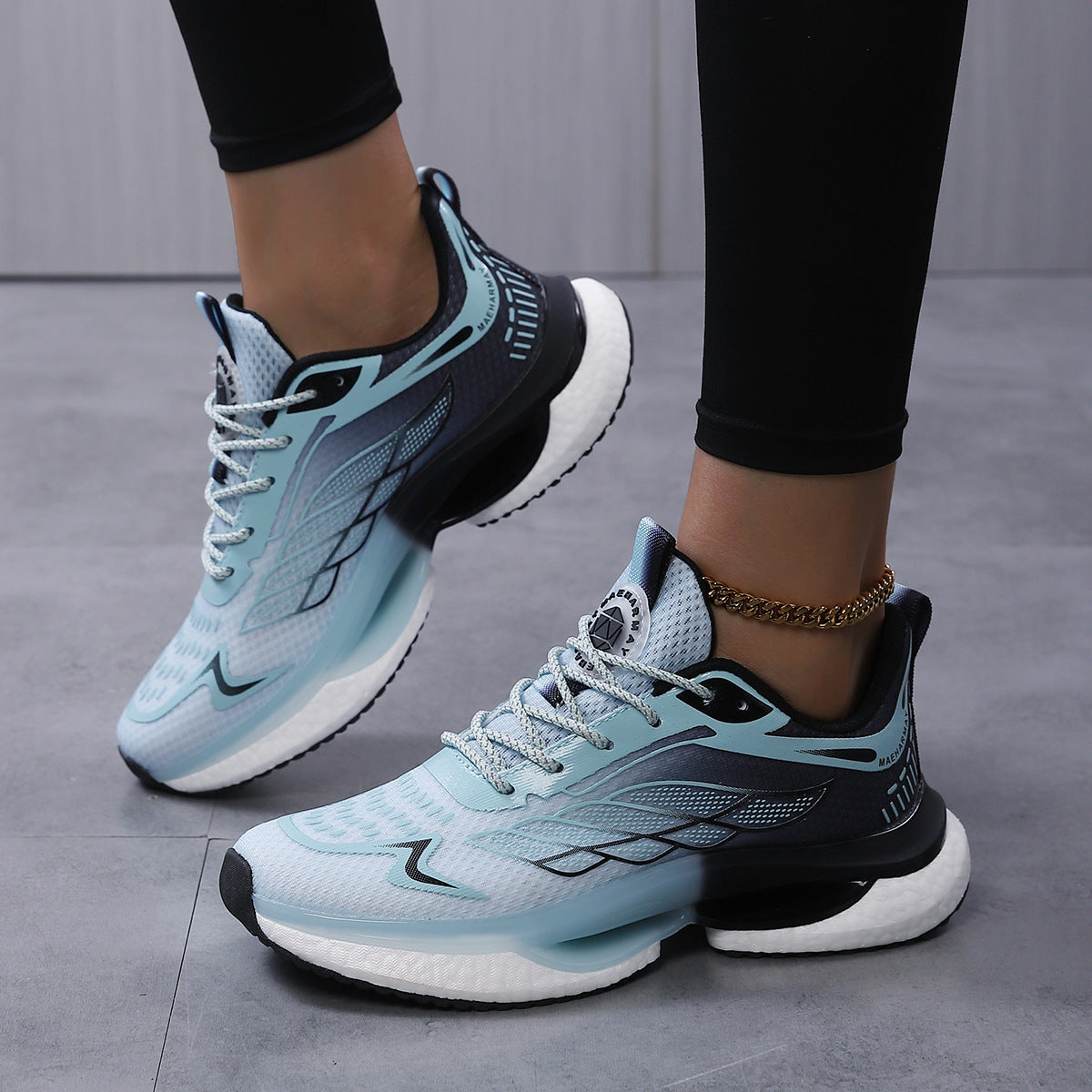Women's Lightweight Shock-Absorbing Mesh Running Shoes - Breathable Athletic Sneakers
