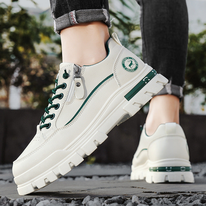 Men's Chunky Sole Casual Sneakers - Comfortable Everyday Footwear