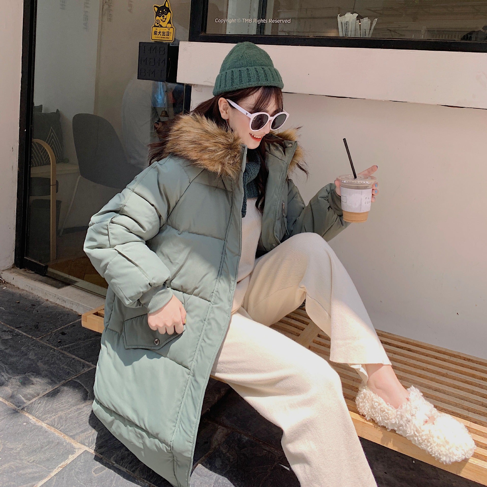 New Winter Mid-length Loose Plus-size Down Padded Jacket For Women