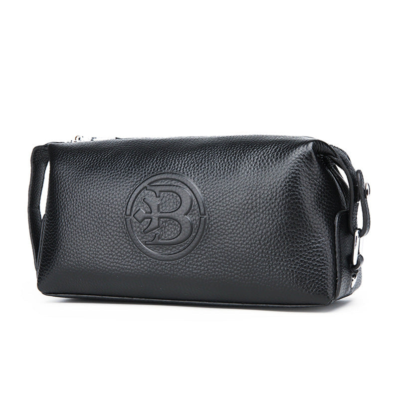 Men's Genuine Cowhide Leather Bag – Waterproof Business Commuter Bag
