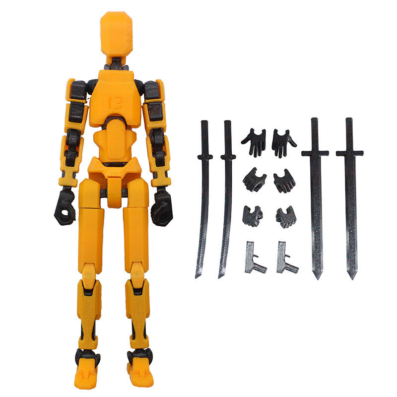 3D Printing More Than Movable Joint Doll Lucky 13 Full Body Movable Robot