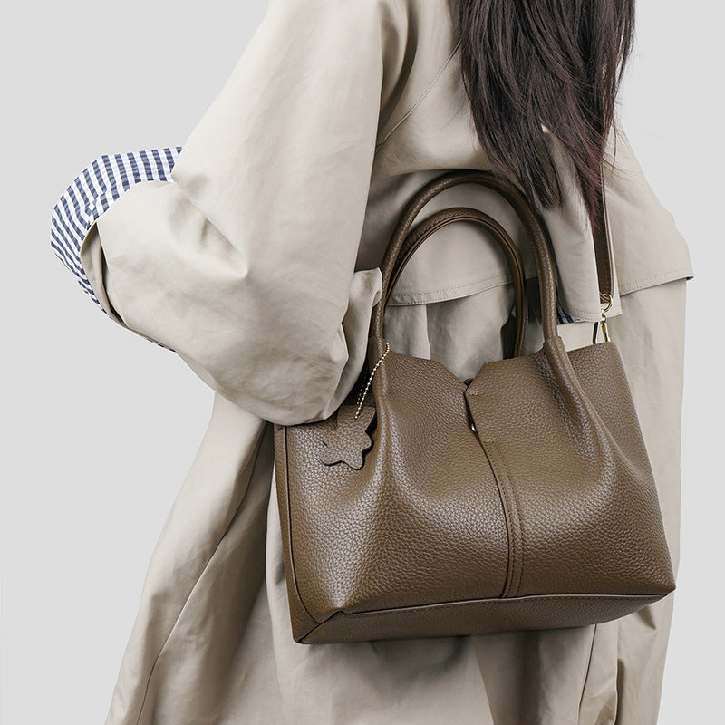 Women's Designer-Inspired PU Leather Crossbody Bag | Khaki, Wine Red, Black