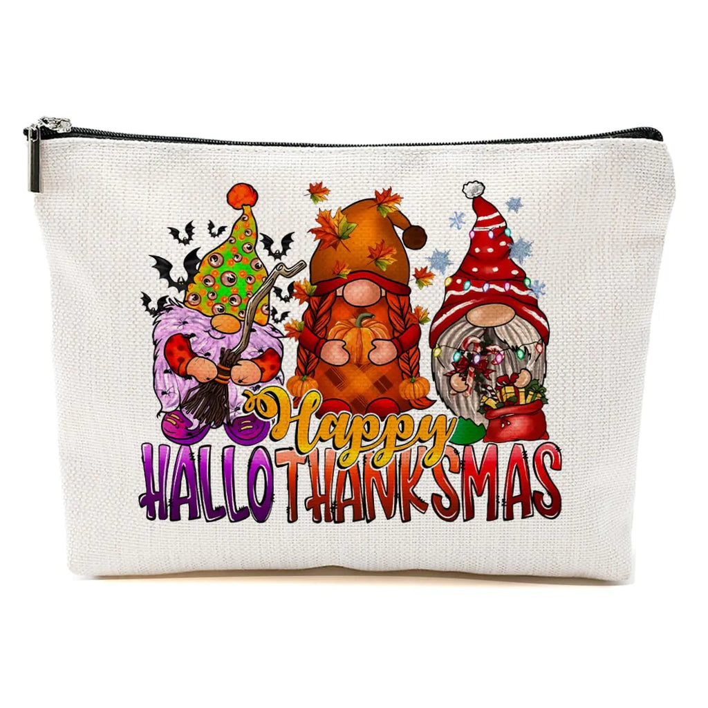 Funny Gnome Makeup Bag