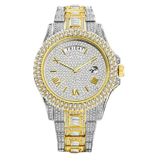 Gentlemen's Gold Luxe Watch